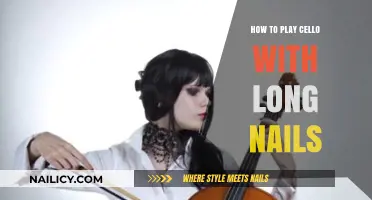 Mastering the Cello with Long Nails