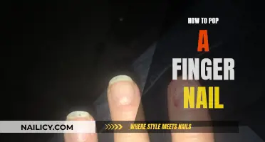 Popping a Fingernail: Quick and Safe Methods