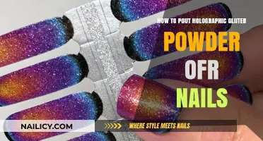 Create Stunning Holographic Nails with Glitter Powder: A Step-by-Step Guide