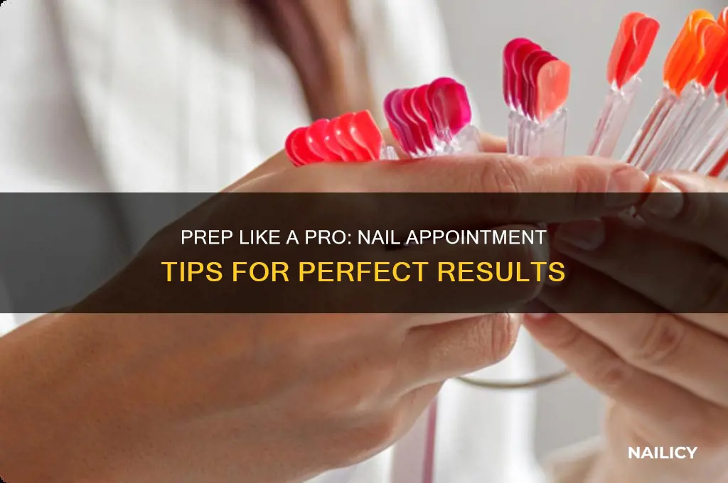 how to prep for a nail appointment