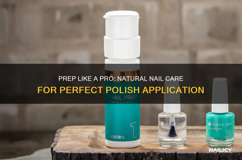 how to prep natursl nails for polish