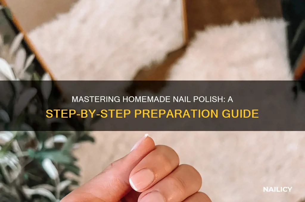 how to prepare nail polish