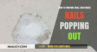 Fix Popping Sheetrock Nails: A Step-by-Step Wall Repair Guide