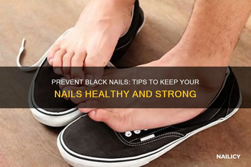 how to prevent a nail from turning black