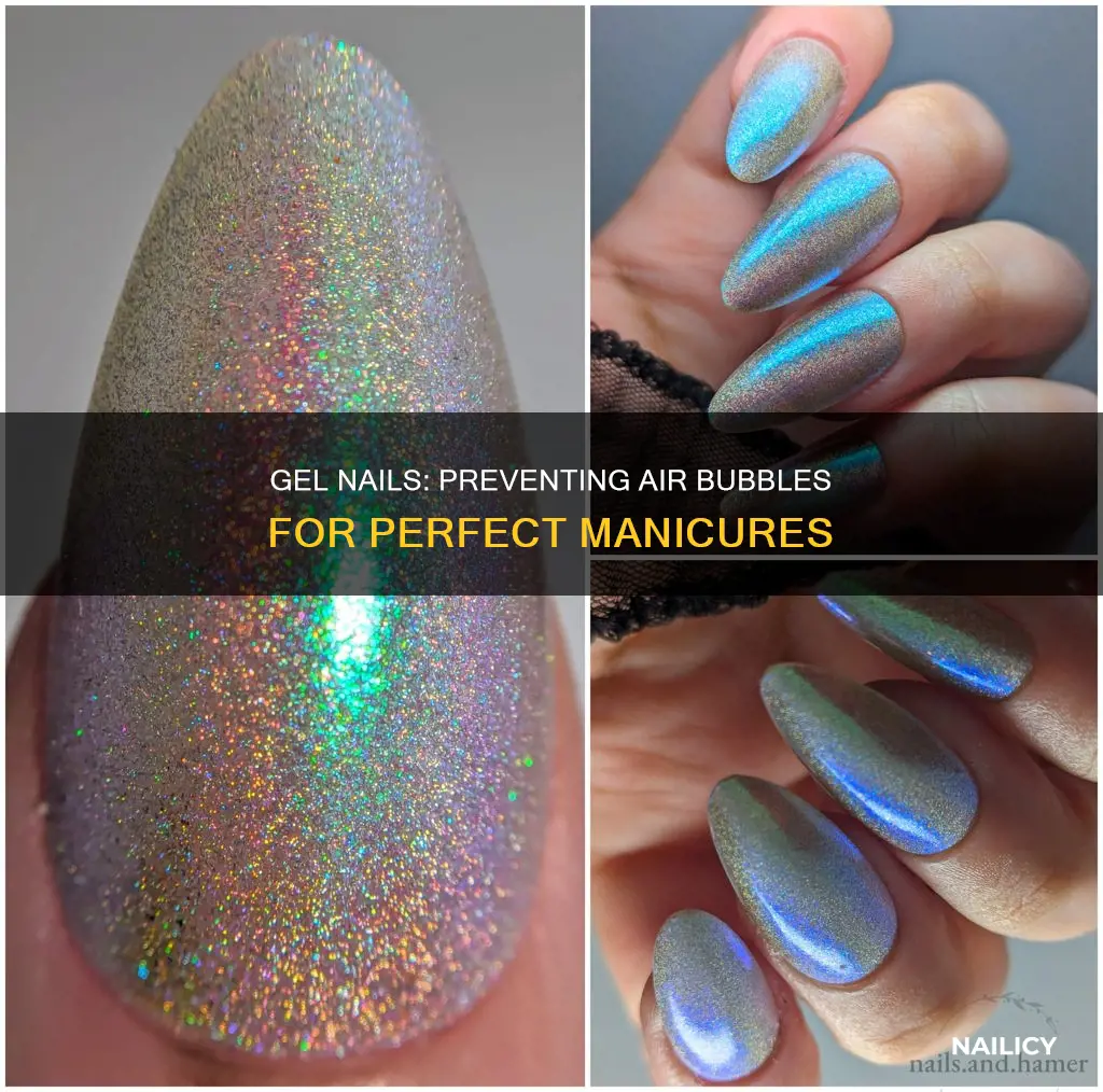 how to prevent air bubbles in gel nails