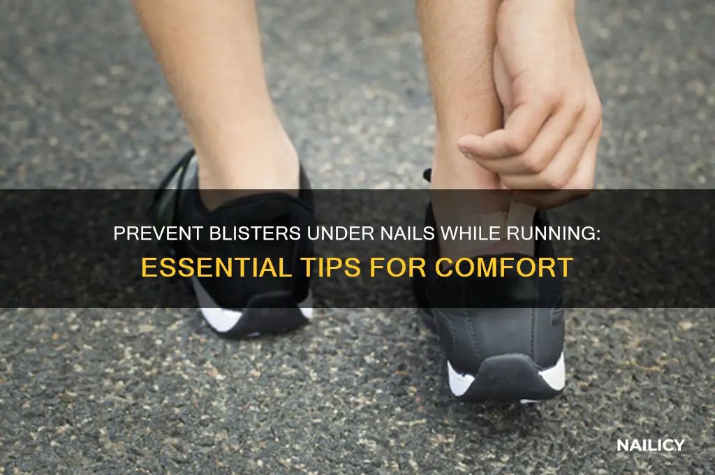 how to prevent blisters under nails running