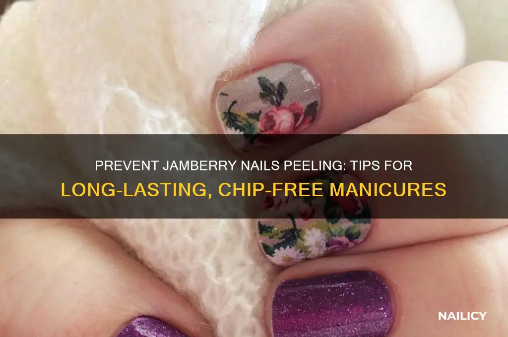 how to prevent jamberry nails from peeling
