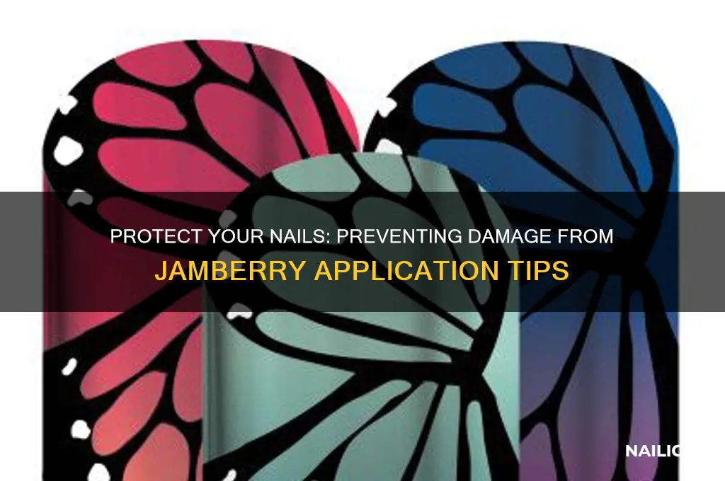how to prevent nail damage from jamberry