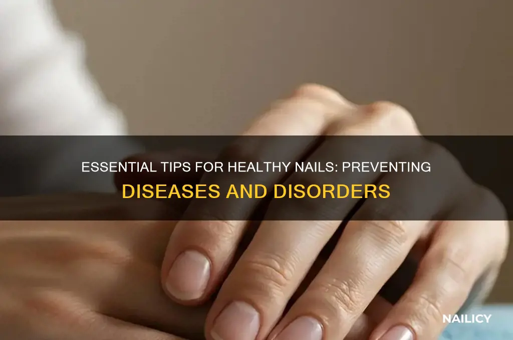 how to prevent nail diseases and disorders