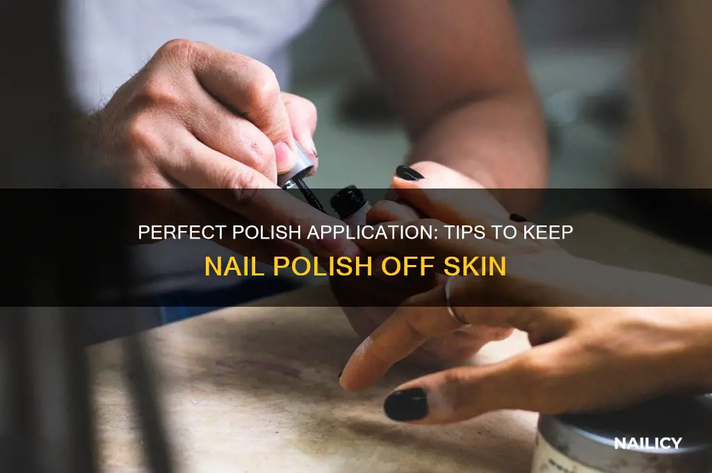 how to prevent nail polish from going on skin
