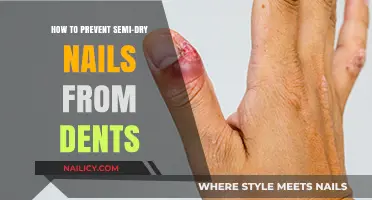 Preventing Dents in Semi-Dry Nails: Tips for Flawless Manicures