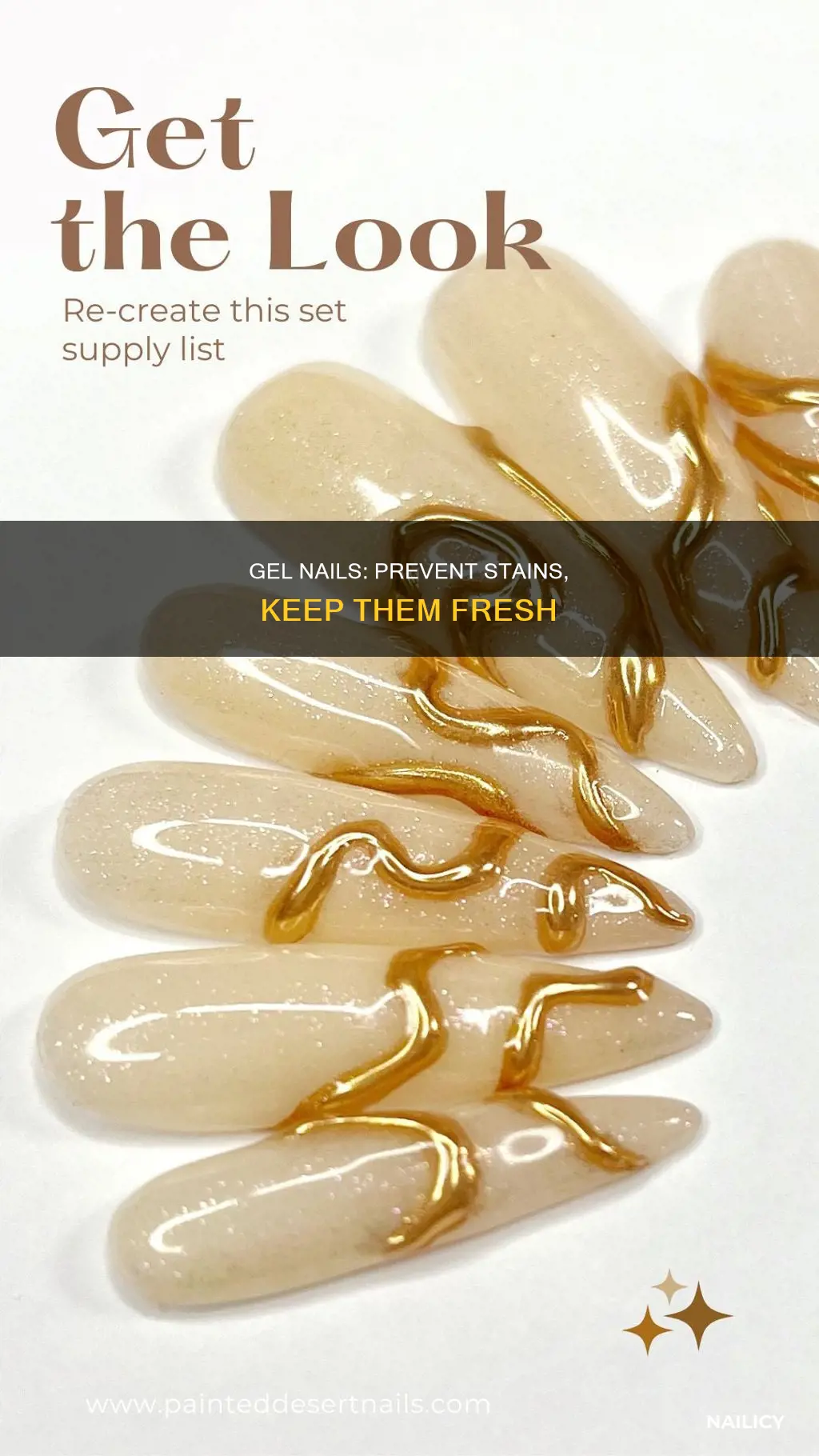 how to prevent stained gel nails