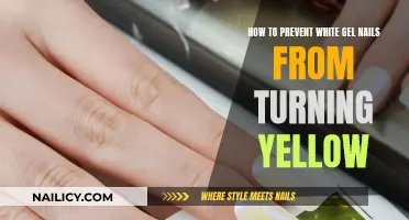Prevent Yellowing: Tips for Sparkling White Gel Nails