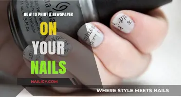 Nail Art Revolution: Printing Newspaper Headlines on Your Fingertips