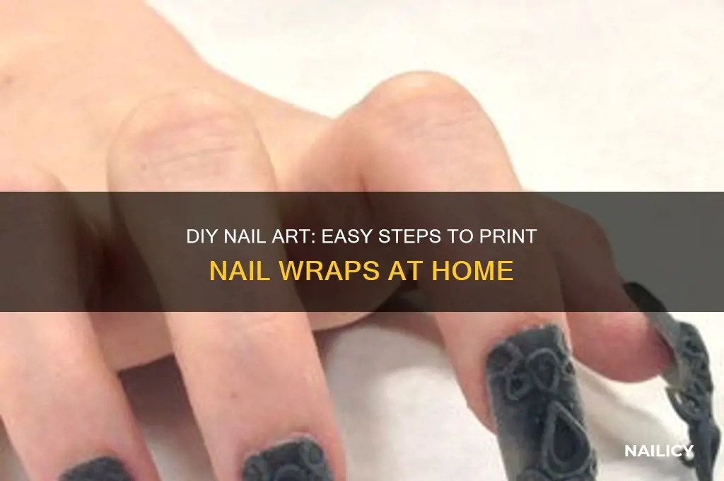 how to print nail wraps at home