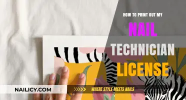 Print Your Nail Technician License: A Step-by-Step Guide
