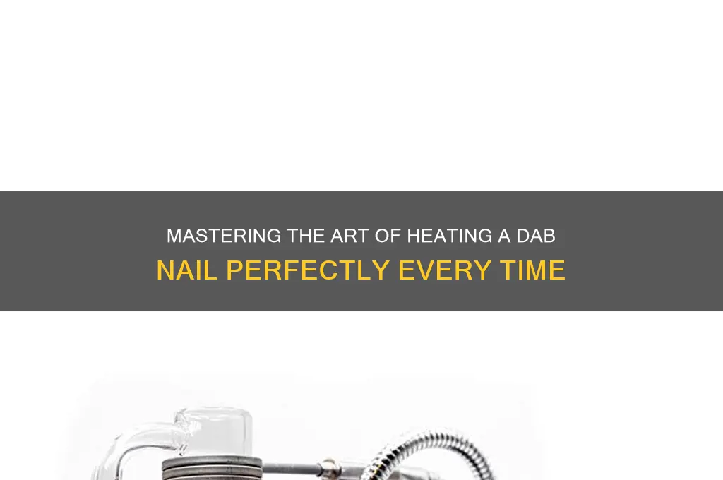 how to properly heat a dab nail