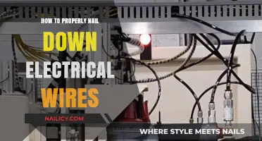 Mastering Electrical Wire Installation: Securely Nailing Down Wires Safely