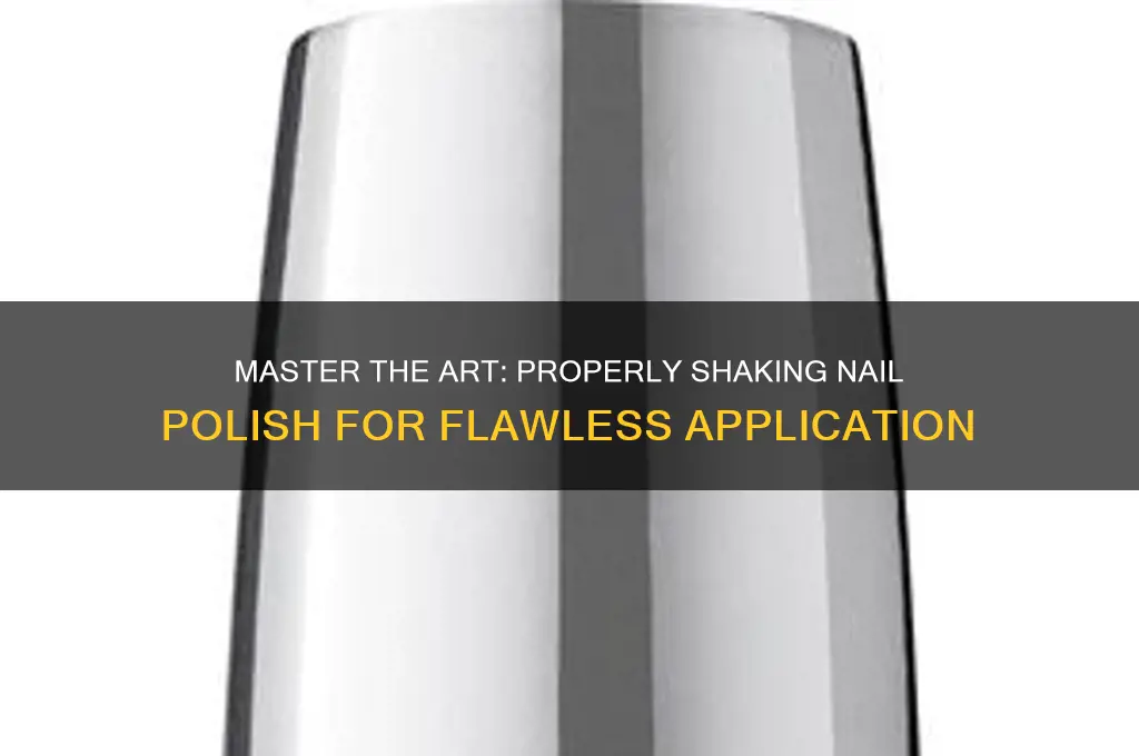 how to properly shake nail polish