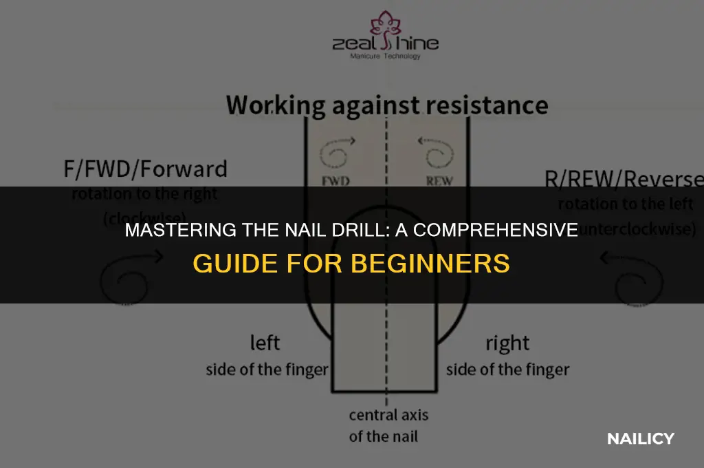 how to properly use a nail drill