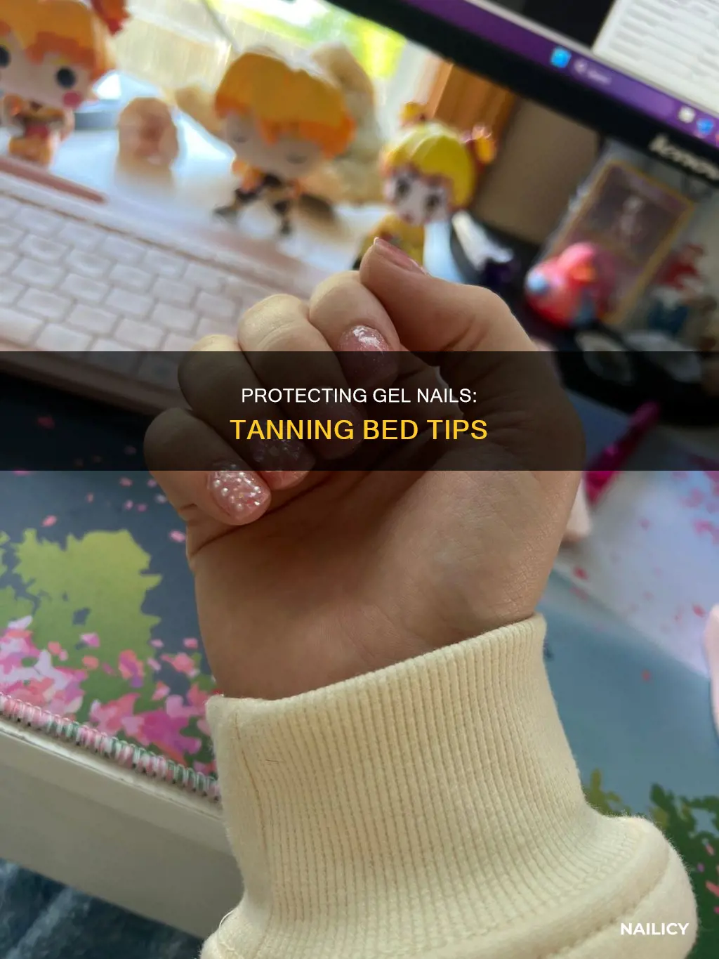 how to protect gel nails in tanning bed