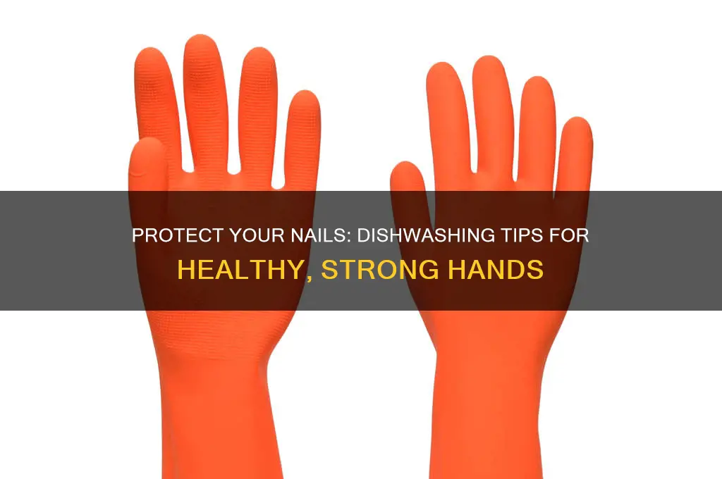 how to protect my nails while washing dishes