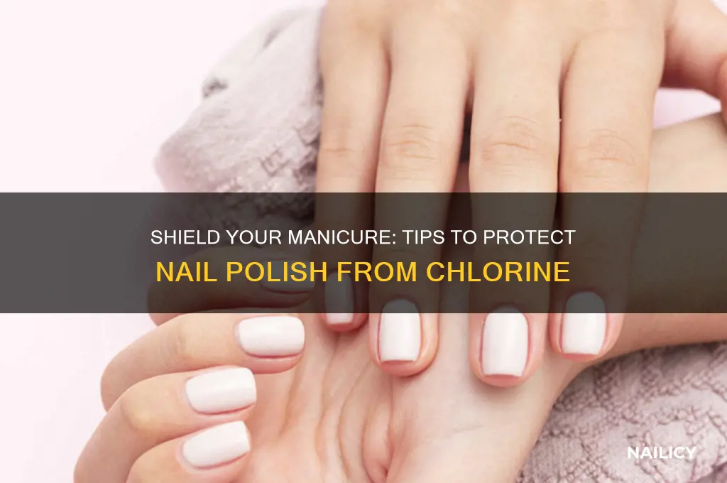 how to protect nail polish from chlorine