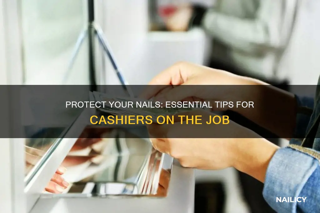 how to protect nails during cashier job