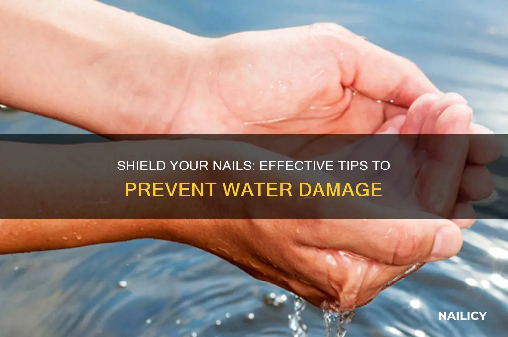 how to protect nails from water damage