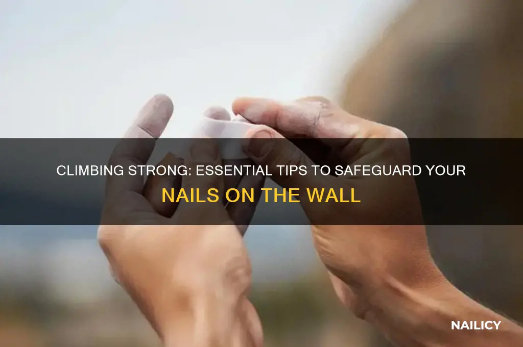 how to protect your nails when rock climbing