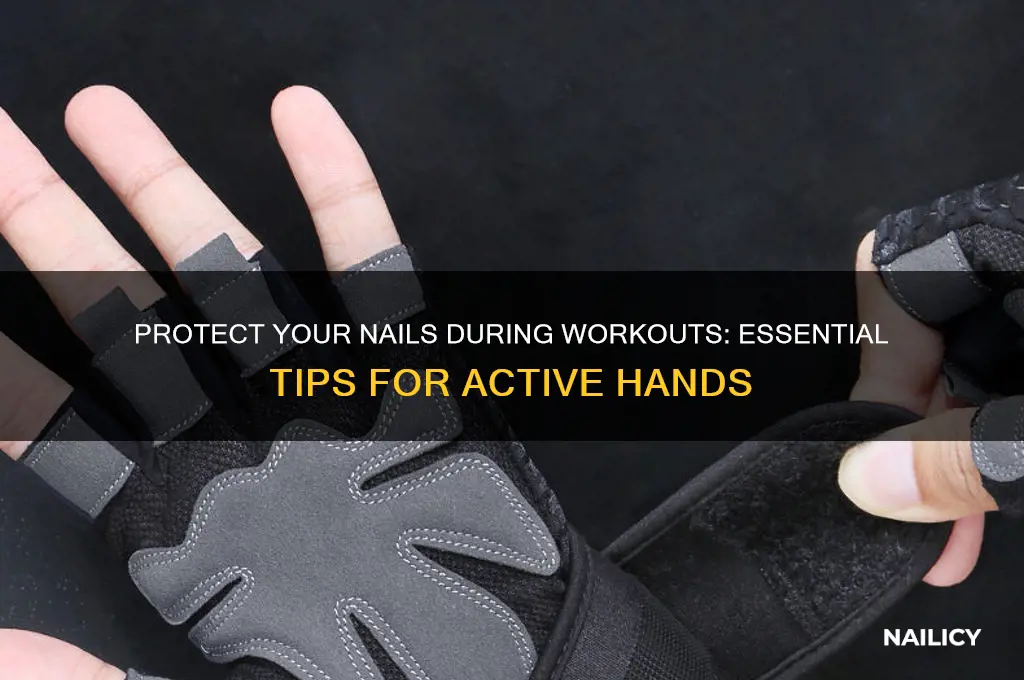 how to protect your nails while working out