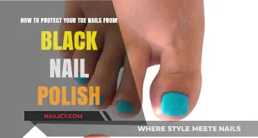 Shield Your Toenails: Tips to Prevent Black Polish Stains