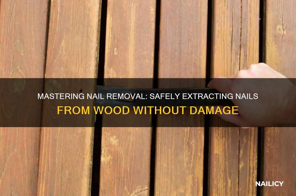how to pull nails our of wood