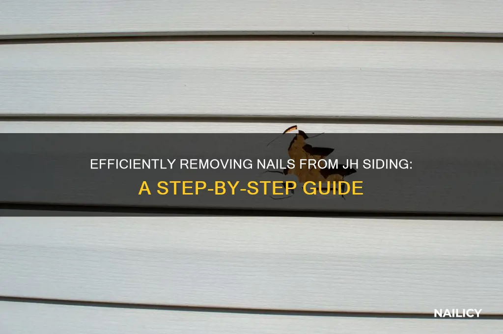 how to pull nails out of jh siding