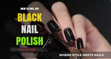 Mastering the Edgy Look: How to Pull Off Black Nail Polish
