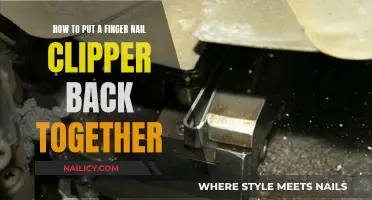 Fixing Nail Clippers: A Step-by-Step Guide to Reassembly