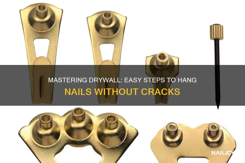 how to put a nail in a drywall