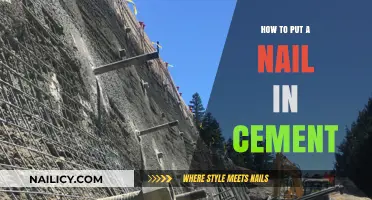 Mastering the Art of Securing Nails in Cement Surfaces