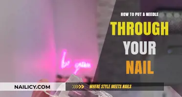 Mastering the Art of Safely Piercing Your Nail with a Needle