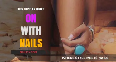 Effortless Anklet Styling: Tips for Putting Anklets On with Nails