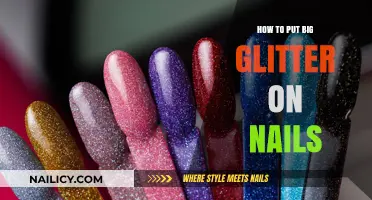 Dazzling DIY: Mastering the Art of Big Glitter Nail Designs