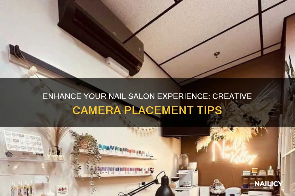 how to put camera in nail salon