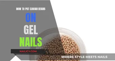 Applying Caviar Beads: Gel Nails Guide
