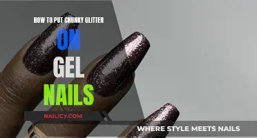 Applying Chunky Glitter to Gel Nails: A Step-by-Step Guide