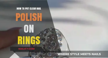 Protect Your Rings: Easy Guide to Applying Clear Nail Polish