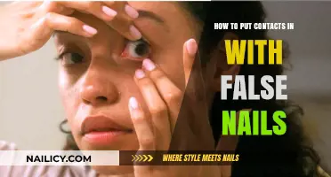 Mastering Contact Lens Insertion with False Nails: Tips and Tricks
