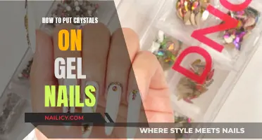 The Art of Adorning Gel Nails with Crystals