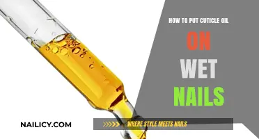 Applying Cuticle Oil on Wet Nails: A Simple Post-Manicure Trick