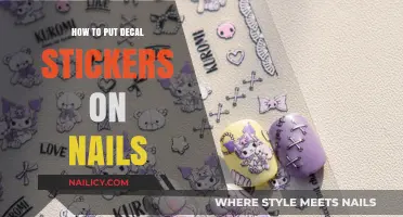 Easy Nail Art: Applying Decal Stickers for Stunning Manicures