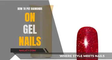 Gel Nails: Adding Diamonds for Sparkly Manicure Bliss
